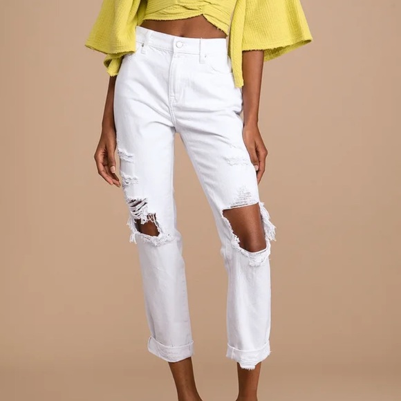 ❄️☁️ pistola Presley High Rise Relaxed Roller in Blizzard☁️❄️ - Picture 5 of 16